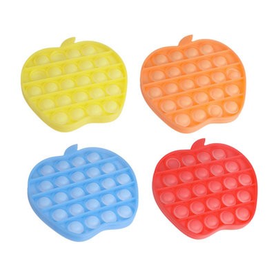 Picture of APPLE SHAPE POP BUBBLE FIDGET SENSORY TOY