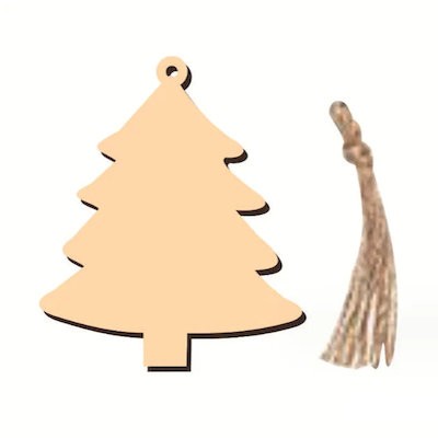 Picture of SNOWMAN CHRISTMAS WOOD PENDANT 10 PIECES SET