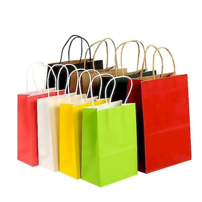 Picture of KRAFT PAPER SHOPPER TOTE BAG