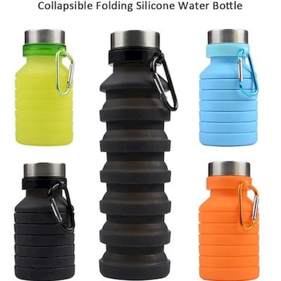 Picture of 550ML & 18 OZ TELESCOPIC SILICON WATER BOTTLE