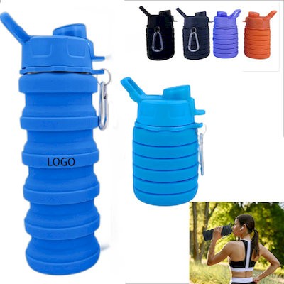 Picture of COLLAPISBLE SILICON SPORTS WATER BOTTLE