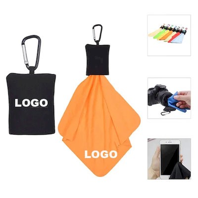 Picture of MICROFIBRE CLEANING CLOTH with Carabiner