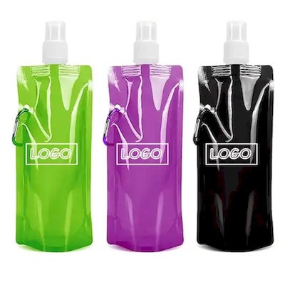 Picture of COLLAPSIBLE PORTABLE WATER BAG POUCH BOTTLE