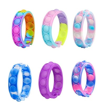 Picture of MULTICOLOR PUSH POP BUBBLE SENSORY FIDGET WRIST BAND
