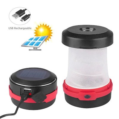 Picture of SOLAR POWER AND USB RECHARGEABLE CAMPING LIGHT