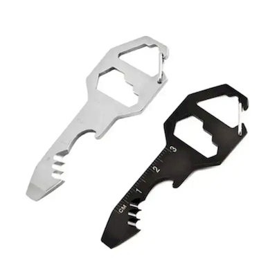 Picture of STAINLESS STEEL METAL BOTTLE OPENER KEYRING