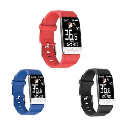 Picture of BODY TEMPERATURE SMART WATCH THERMOMETER PEDOMETER