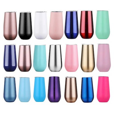 Picture of STEMLESS CHAMPAGNE FLUTES DOUBLE-INSULATED TUMBLER