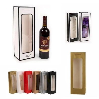 Picture of KRAFT PAPER WINE BAGS