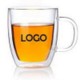 DOUBLE CAFE GLASS MUG image 2