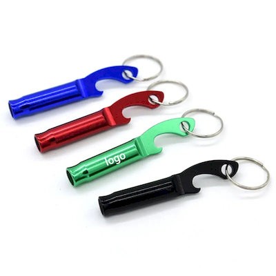 Picture of WHISTLE KEYRING CHAIN with Bottle Opener