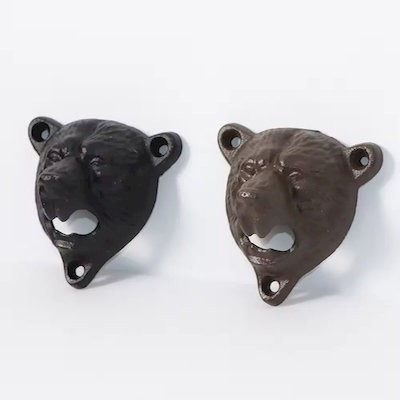 Picture of BEAR WALL MOUNTED BOTTLE OPENER