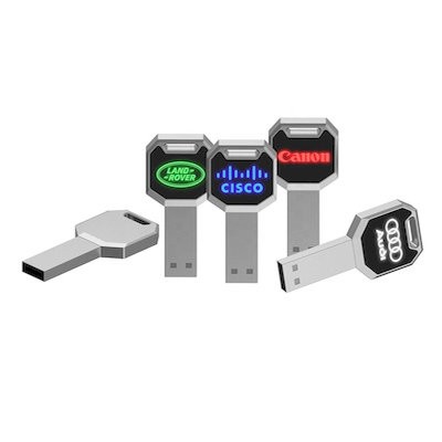 Picture of KEY SHAPE LIGHT UP USB DRIVE 8GB