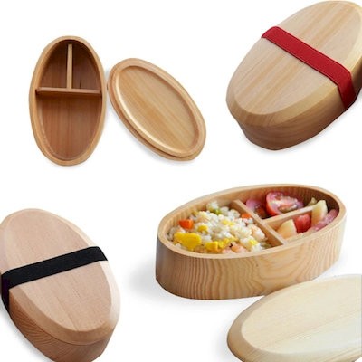 Picture of OVAL WOOD LUNCH BOX