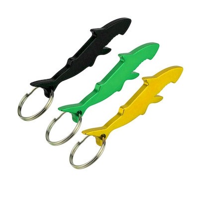 Picture of SHARK SHAPE KEYRING CHAIN with Bottle Opener