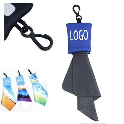 Picture of MICROFIBRE CLEANING CLOTH KEYRING CHAIN