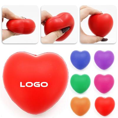 Picture of 2,75 INCH PU HEART STRESS BALLS FOR ANXIETY