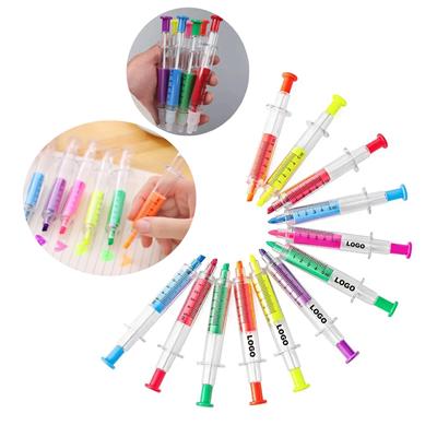 Picture of PEN AND SYRINGE SHAPE HIGHLIGHTER COMBO MARKER