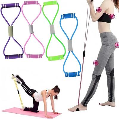 Picture of 8 WORD ELASTIC RUBBER BAND CHEST EXPANDER FITNESS YOGA