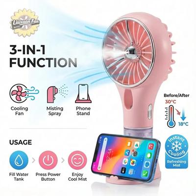 Picture of PORTABLE HANDHELD WATER MIST SPRAY FAN