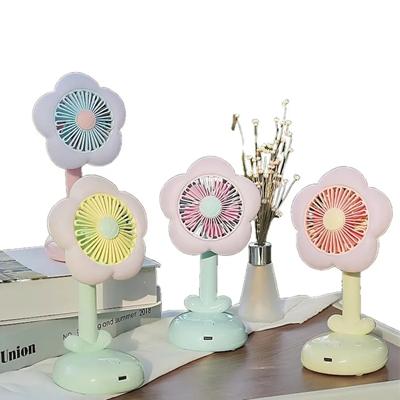 Picture of FLOWER SHAPE DESK TOP SMALL NIGHT LIGHT USB FAN