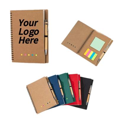Picture of A5 SPIRAL NOTE BOOK with Pen & Sticky Notes Multi Color