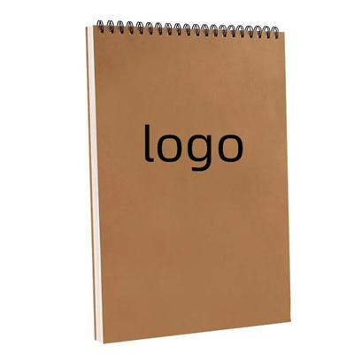 Picture of UPSIDE OPENING THICKENED LEATHER COIL NOTE BOOK