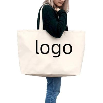 Picture of LARGE CAPACITY CANVAS SHOULDER TOTE FOR OUTDOOR DAILY CARRY
