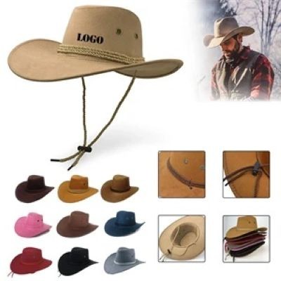 Picture of WESTERN SUEDE HAT COWBOY OUTDOORS CAPS