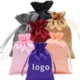 SATIN DRAWSTRING POUCH image 2
