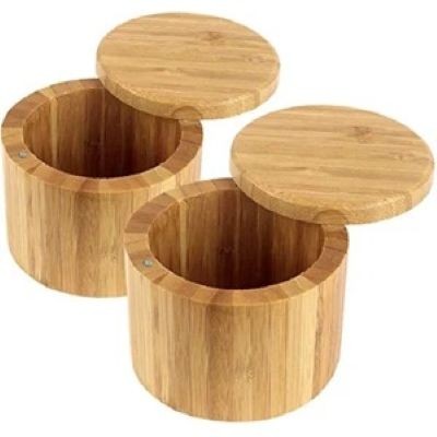 Picture of ROUND BAMBOO SPICE RACK.