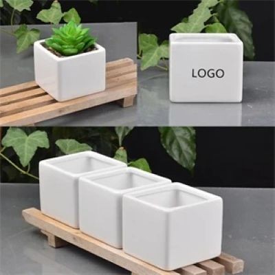 Picture of MINI CERAMIC POTTERY PLANT POTS with Optional Logo or Brand