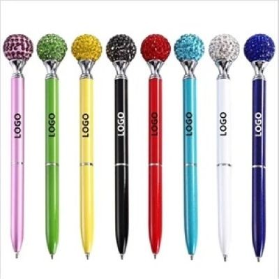 Picture of CREATIVE METAL DIAMOND BALL PEN with Laser Engrave Logo.