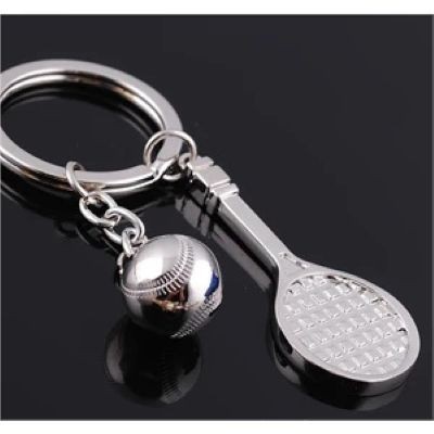 Picture of METAL TENNIS SET KEYRING CHAIN
