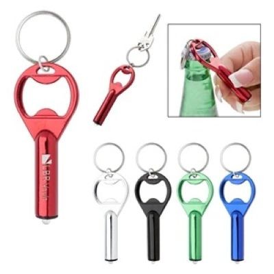 Picture of LED ALUMINUM KEY TAG with Bottle Opener