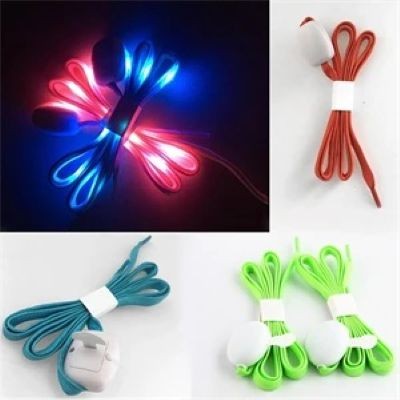 Picture of LED LIGHT UP SHOELACES FLASHING SHOE LACES.