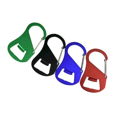 Picture of TWO in One Carabiner Bottle Opener