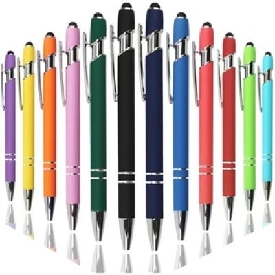 Picture of ELLIPSE SOFTY STYLUS - LASER ENGRAVED - METAL PEN.
