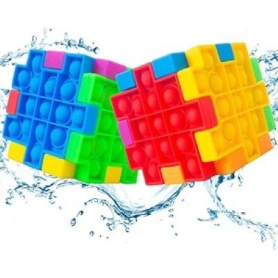 Picture of SILICON CUBE PUSH POP BUBBLE TOYS