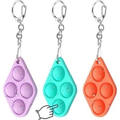 Picture of SIMPLE DIMPLE FIDGET TOY MINI KEYRING CHAIN EARLY EDUCATION BRAIN