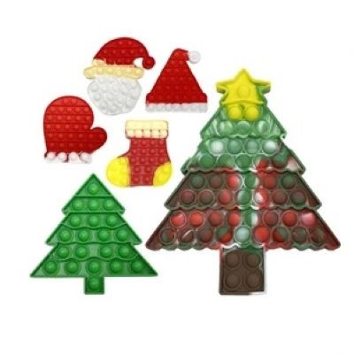 Picture of CHRISTMAS PUSH POP BUBBLE FIDGET SENSORY TOY