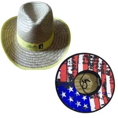 Picture of LIFEGUARD STRAW HAT FULL COLOR UNDERBRIM IMPRINT