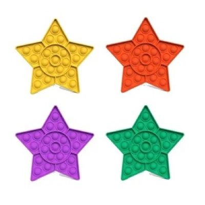 Picture of STAR SHAPE PUSH POP BUBBLE FIDGET TOY