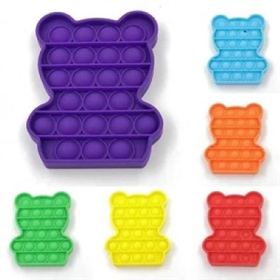 Picture of PUSH BUBBLE FIDGET SENSORY TOY BEAR