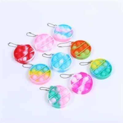 Picture of PUSH POPPING BUBBLE KEYRING CHAIN