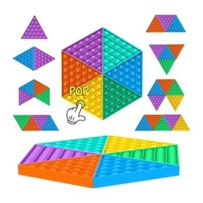 Picture of TRIANGULAR PUSH POP TOY
