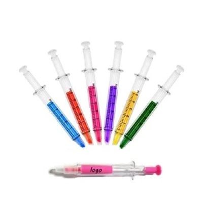 Picture of SYRINGE HIGHLIGHTERS NEON FLUORESCENT NEEDLE WATERCOLOR PEN.