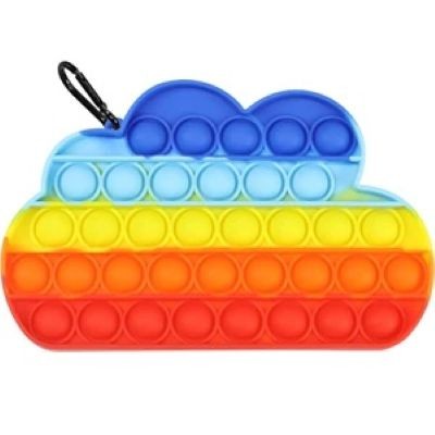 Picture of RAINBOW CLOUDS PUSH POP BUBBLE SENSORY FIDGET TOYS