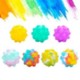 Picture of ANTISTRESS BALL PUSH BUBBLE FIDGET TOYS