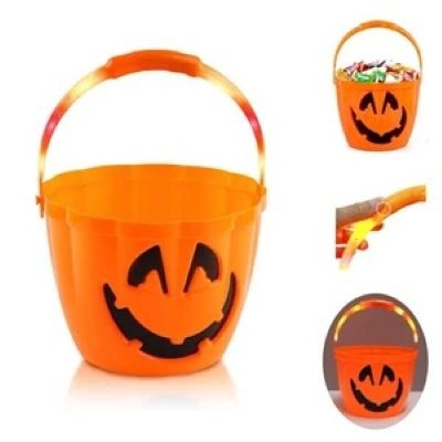 Picture of LED PLASTIC HALLOWEEN GIFTS CANDY PUMPKIN BASKET